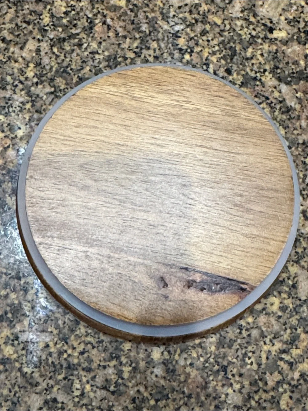 2 Cherry Canister Set & Wooden Lids with Glass